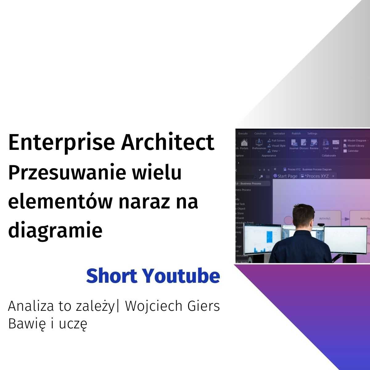 Przesuwanie wielu elementów naraz na diagramie